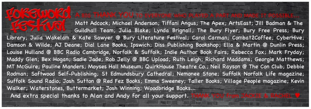 Foreword Festival thank you list