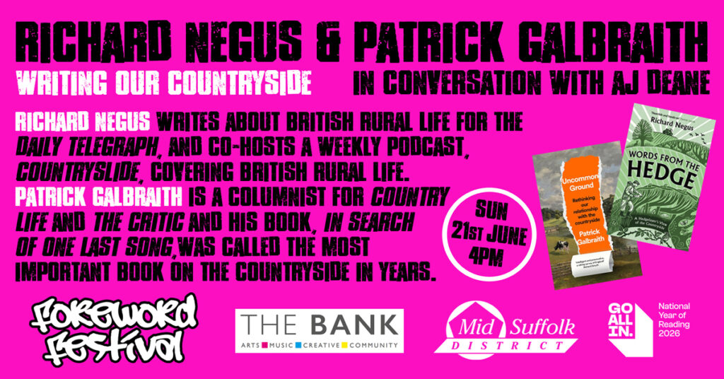 Writing Our Countryside tickets on sale