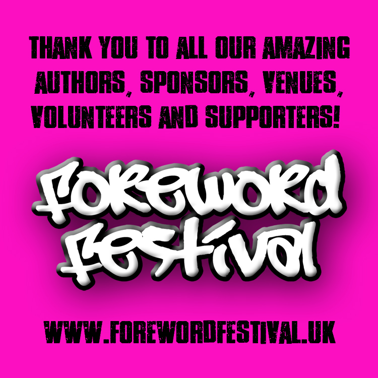 Thank you to all our amazing authors, sponsors, venues, volunteers and supporters!