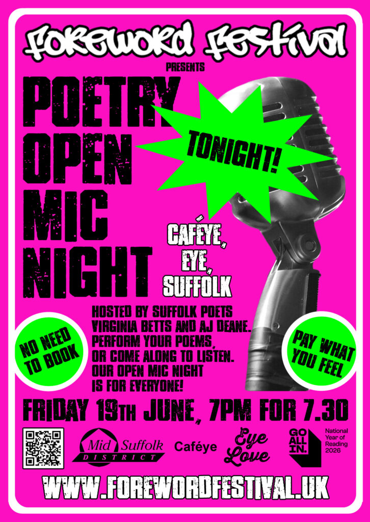 Poetry Open Mic Night Tonight